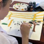 Cuộc thi vẽ tranh – làm báo tường của HS trường THCS Phương Mai